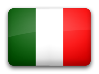 Italy bandiera lucida 320x240